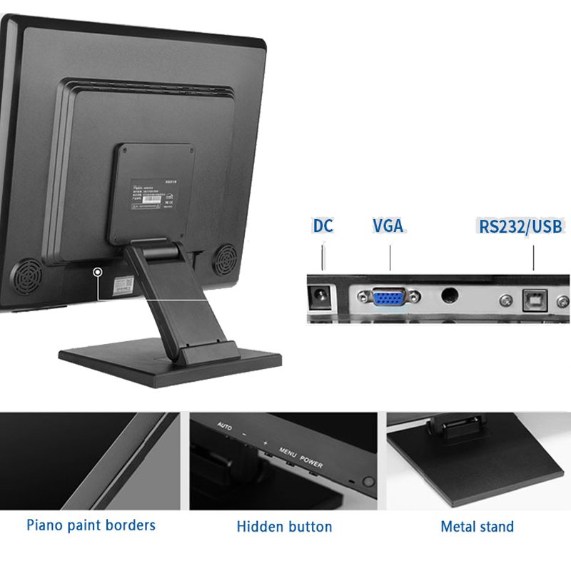 Screen Monitor 15 touch screen display monitors 15 inch 15